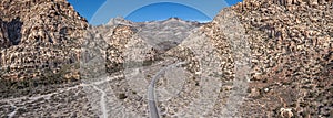 Remote road at Red Rock Canyon Wilderness