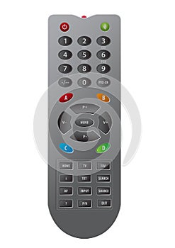 Remote television complete button