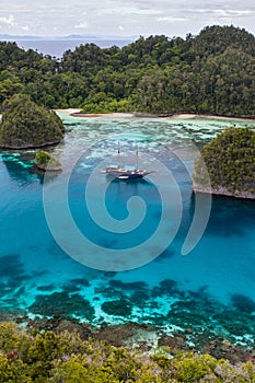 Remote, Tropical Lagoon in Raja Ampat