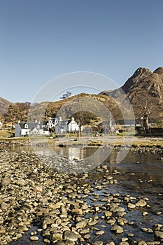 Remote village of Corran in the Highlands of Scotland.