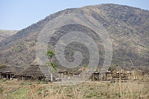 Remote village in south sudan photo