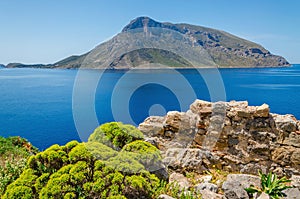 Remote vulcanic island, Greece