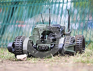 Remotely controlled sapper vehicle