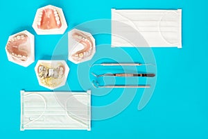 Removable partial denture RPD.