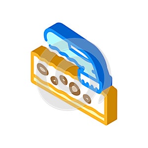 removal of age spots isometric icon vector illustration