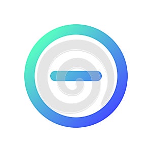 Remove button pixel perfect gradient linear ui icon