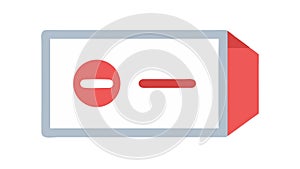 Remove Document Icon, Delete File Symbol, vector design Generative AI