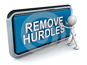 Remove hurdles photo