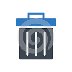 Remove  vector glyph color icon