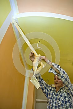 Removing paint tape photo