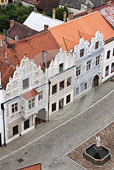 Renaissance buildings in Slavonice