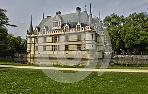 Renaissance castle of Azay le Rideau in Touraine