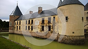 Renaissance castle of Chamerolles in Loiret in France