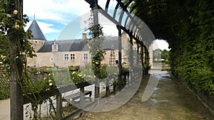 Renaissance castle of Chamerolles in Loiret in France