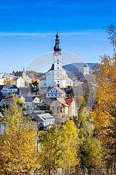 Renaissance castle Kolstejn, town Branna, Jeseniky mountains, Czech republic