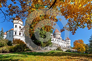 Renaissance castle Konopiste with park near town Benesov nation