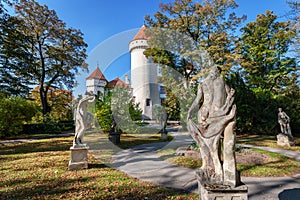 Renaissance castle Konopiste with park near town Benesov nation