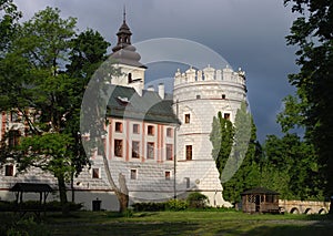 Renaissance castle in Krasiczyn, Podkarpackie voivodship, Poland