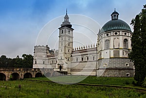 Renaissance castle in Krasiczyn in Poland