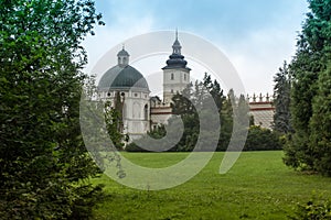 Renaissance castle in Krasiczyn in Poland