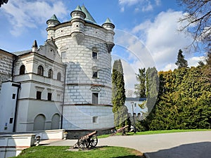 Renaissance castle, palace, park Krasiczyn Poland, Podkarpacie region