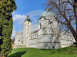 Renaissance castle, palace, park Krasiczyn Poland, Podkarpacie region