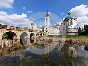 Renaissance castle, palace, park Krasiczyn Poland, Podkarpacie region