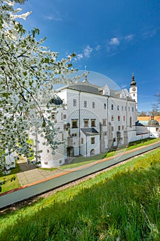 Renaissance castle in town Pardubice