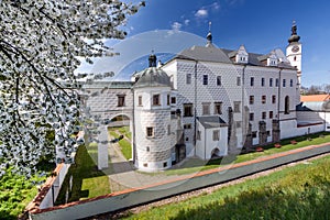 Renaissance castle in town Pardubice