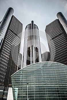 Renaissance Center in Detroit, Michigan