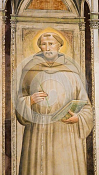 Renaissance Fresco of Saint Francis at the Santa Croce, Florence