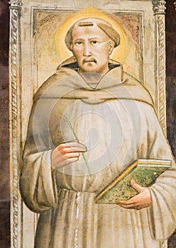 Renaissance Fresco of Saint Francis at the Santa Croce, Florence