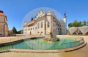 Renaissance Litomysl castle in Czech Republic