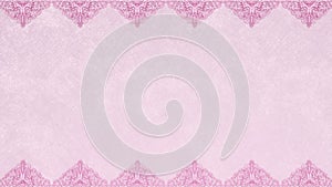 Renaissance retro victorian elegant frame, royal damask background with border, pink wedding lace paper love template, beautiful g