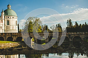 Renaissance style castle in Krasiczyn