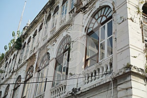 The renaissance style old building of Asiatic Company at Bangrak, Bangkok, Thailand