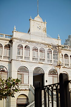 The renaissance style old building of Asiatic Company at Bangrak, Bangkok, Thailand