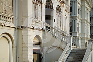 The renaissance style old building of Asiatic Company at Bangrak, Bangkok, Thailand