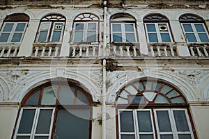 The renaissance style old building of Asiatic Company at Bangrak, Bangkok, Thailand