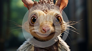 Renaissance University Squirrel: Maya Rendered Animal Portrait With Unreal Engine