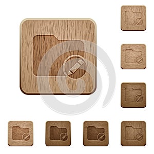 Rename directory wooden buttons photo