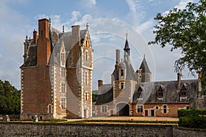 Renascence castle in Lassay-sur-Croisne, Loire Valley