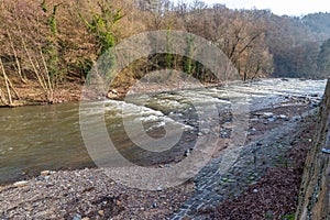 Renatured river course of the glan in Meisenheim