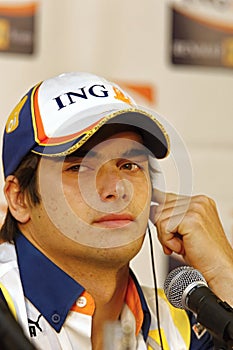 Nelson Piquet Jr - Bratislava press conference, May 2008