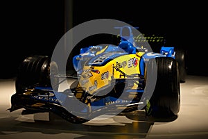 Renault R25 of F1 with which Fernando Alonso was world champion