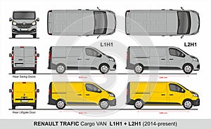 Renault Trafic Cargo Delivery Van L1H1 and L2H1 2014-present