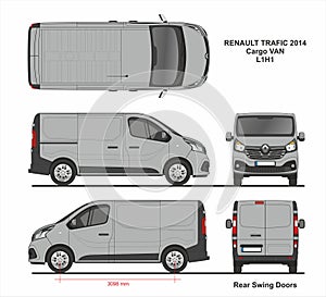 Renault Trafic Cargo Delivery Van L1H1 2014