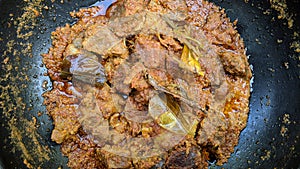 Rendang is Indonesian famous traditional food