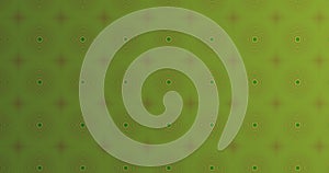 Render with a green surface made of diverging circles