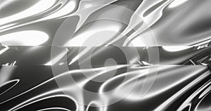 Render with monochrome flow background with bright highlights